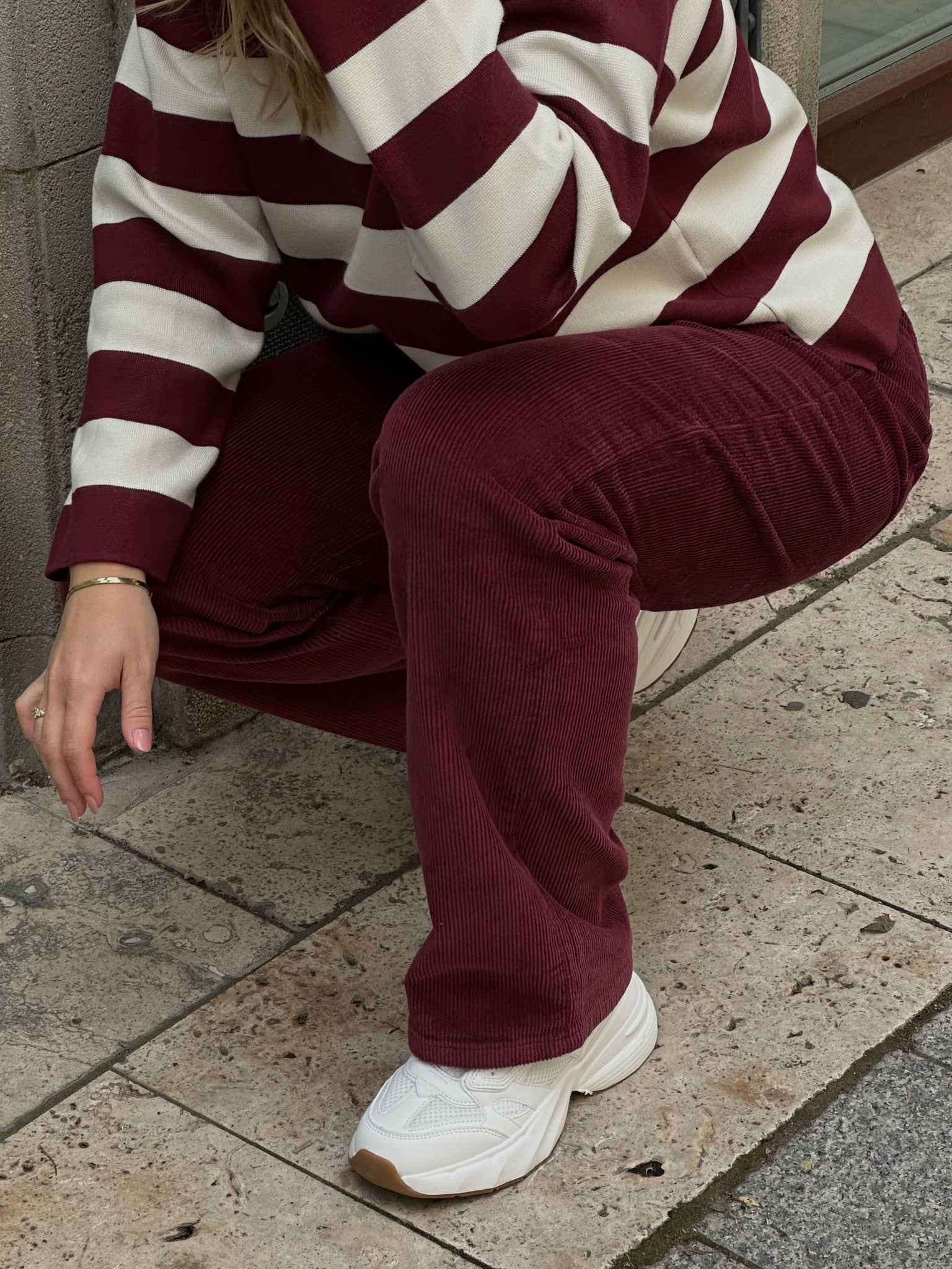 NMYOLANDA Pants - Windsor Wine